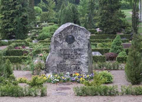 Morten Korchs gravsted